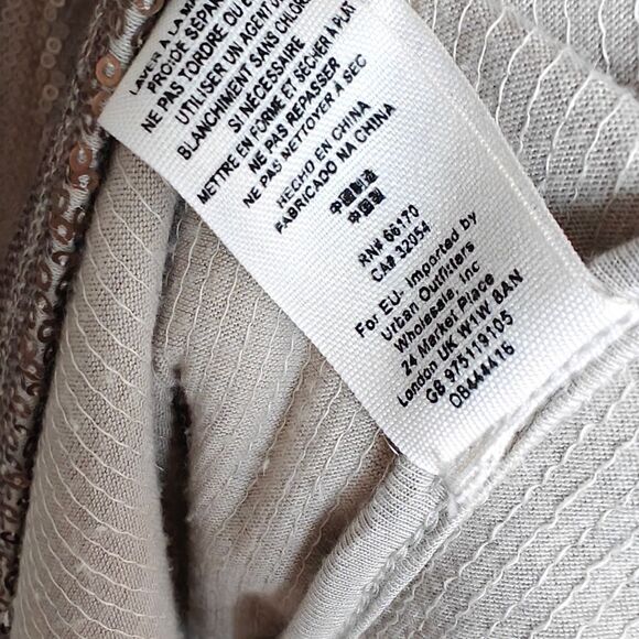 Free People Gold Sequin Mini Dress - Picture 11 of 13